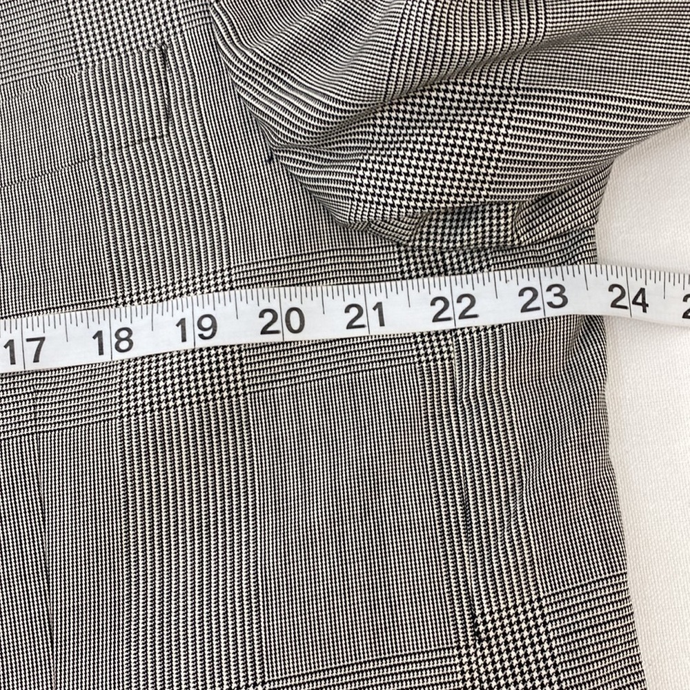 J. Peterman Wool Blazer gingham Men's 46 - Picture 8 of 12